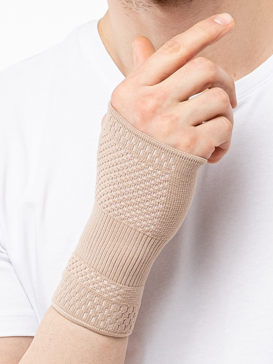 

Бандаж Лучезапястный модель БЗ-"СК" правый бежевый р.3, БЗ-СК