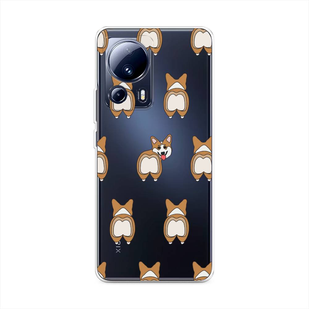 

Чехол Awog на Xiaomi 13 Lite "Милый корги фон", Белый;бежевый;коричневый, 318150-2