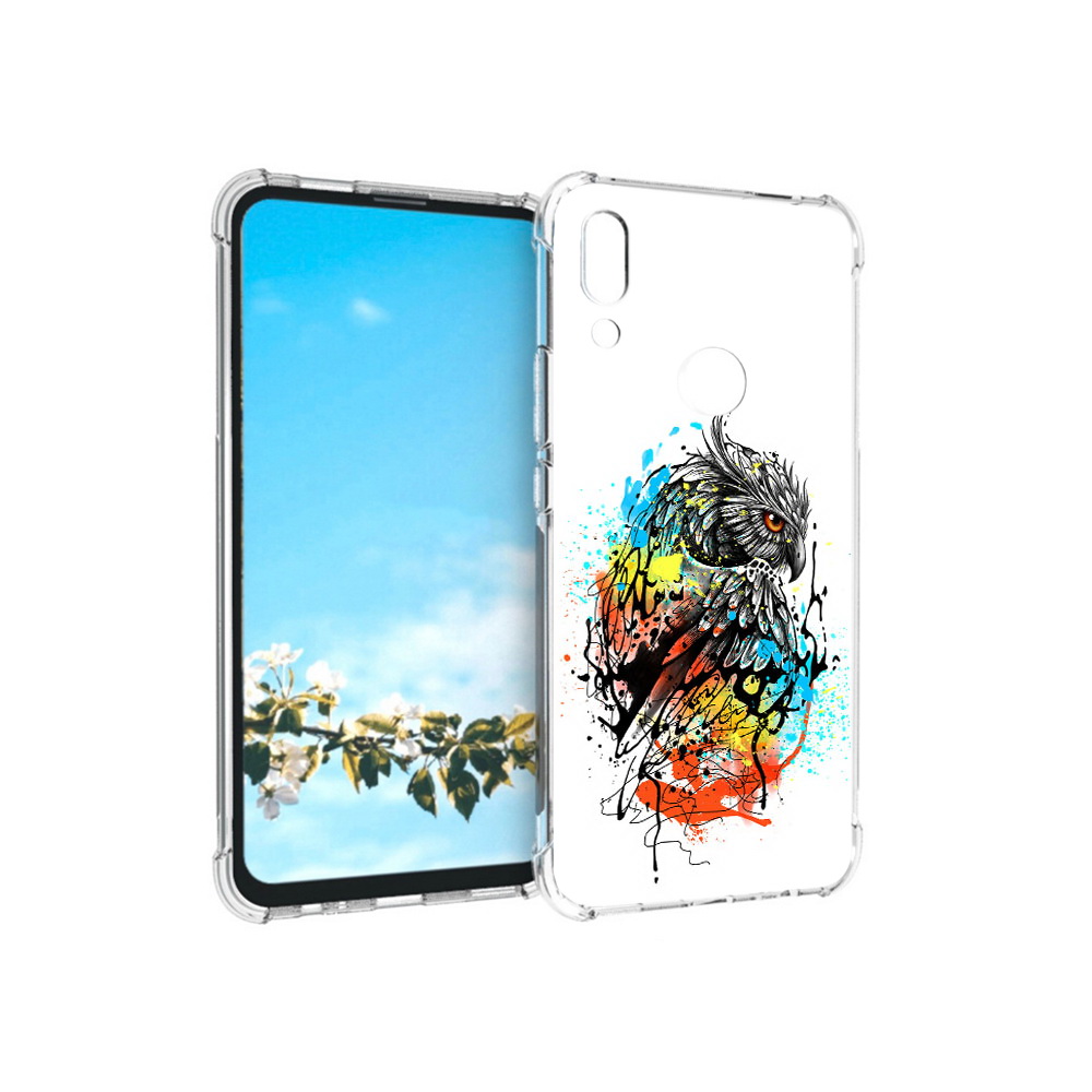 

Чехол MyPads Tocco для Huawei P Smart Z Творческая сова, Прозрачный, Tocco