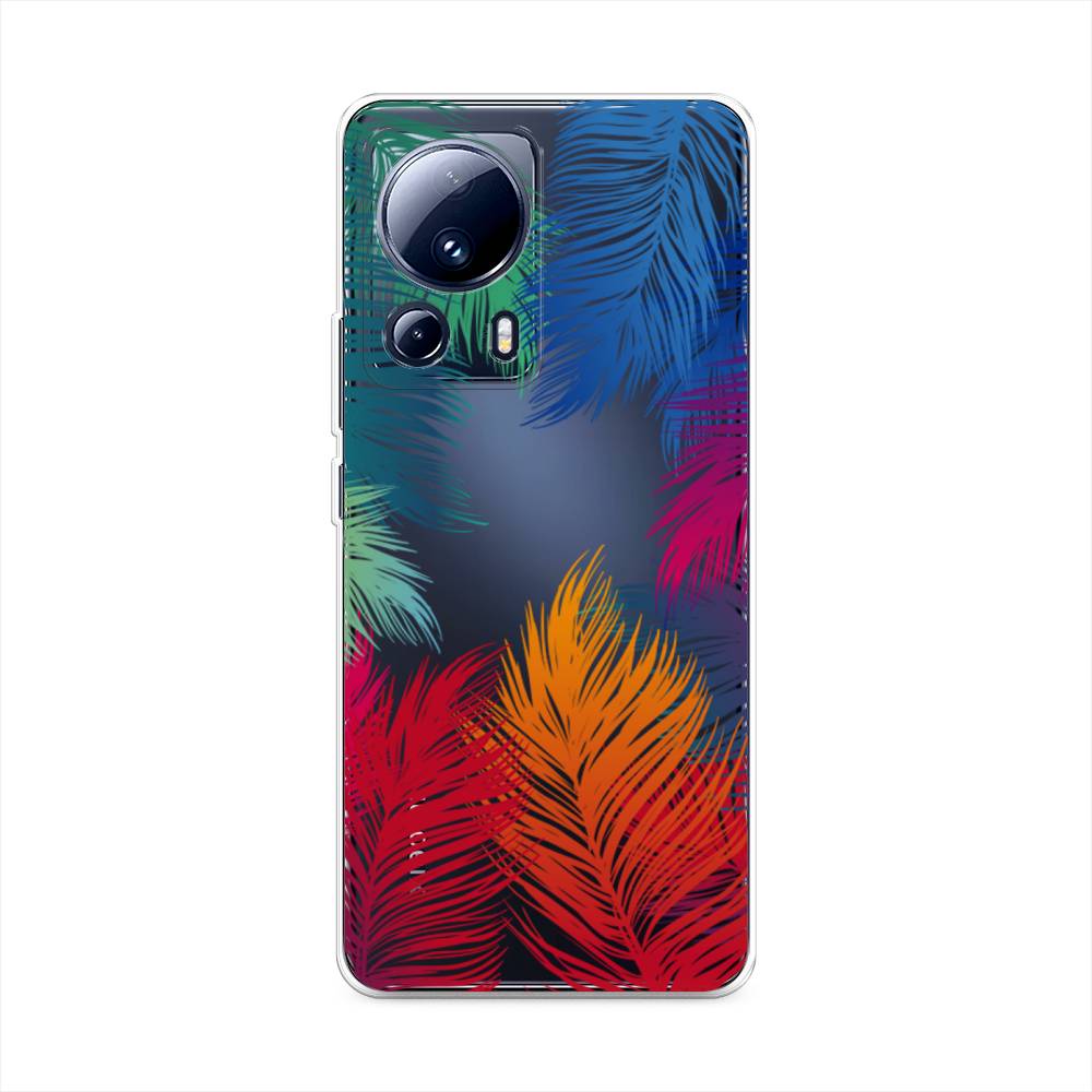 

Чехол Awog на Xiaomi 13 Lite "Рамка из перьев", Красный, 318150-4