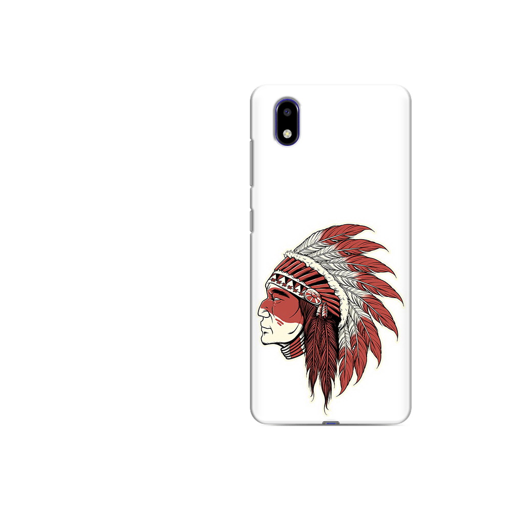 Чехол MyPads Tocco для ZTE Blade A31 Lite красный индеец (PT162823.461.411)