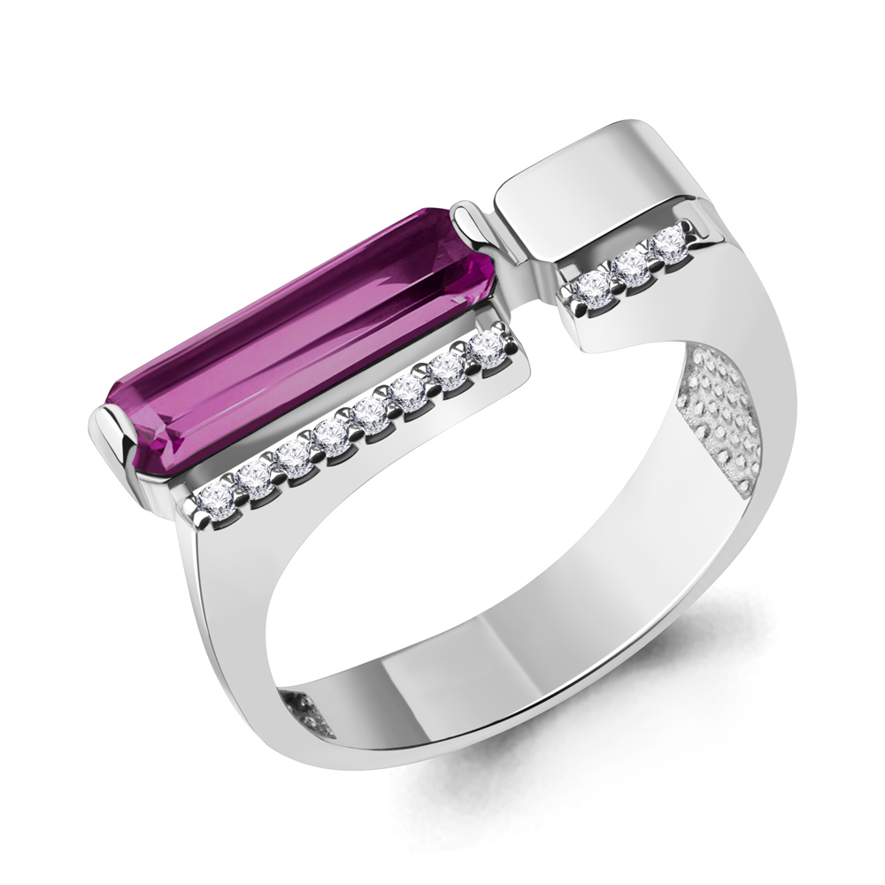 

Кольцо из серебра р.  AQUAMARINE 6975684А_925_р, 6975684А_925_р