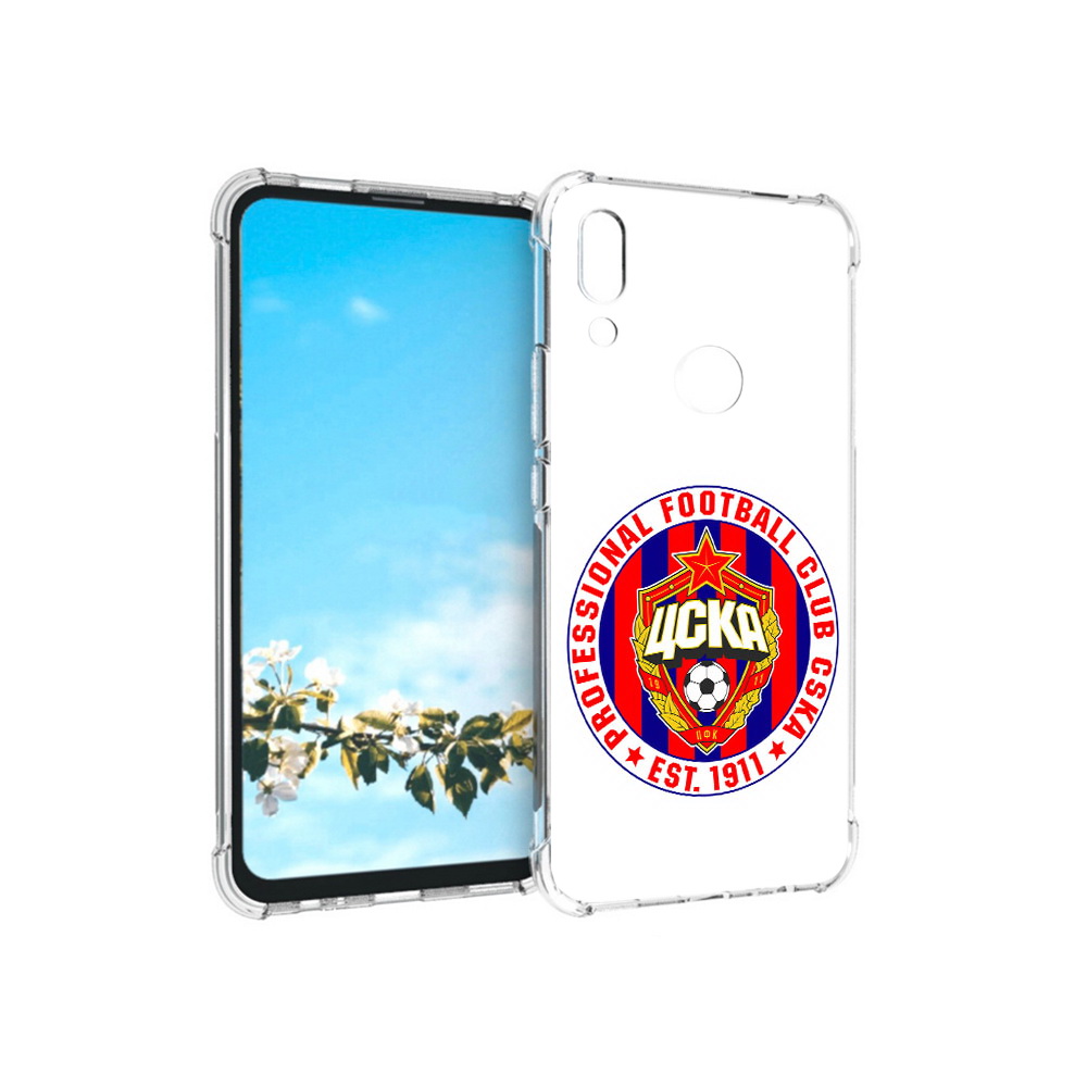 

Чехол MyPads Tocco для Huawei P Smart Z ФК ЦСК логотип, Прозрачный, Tocco