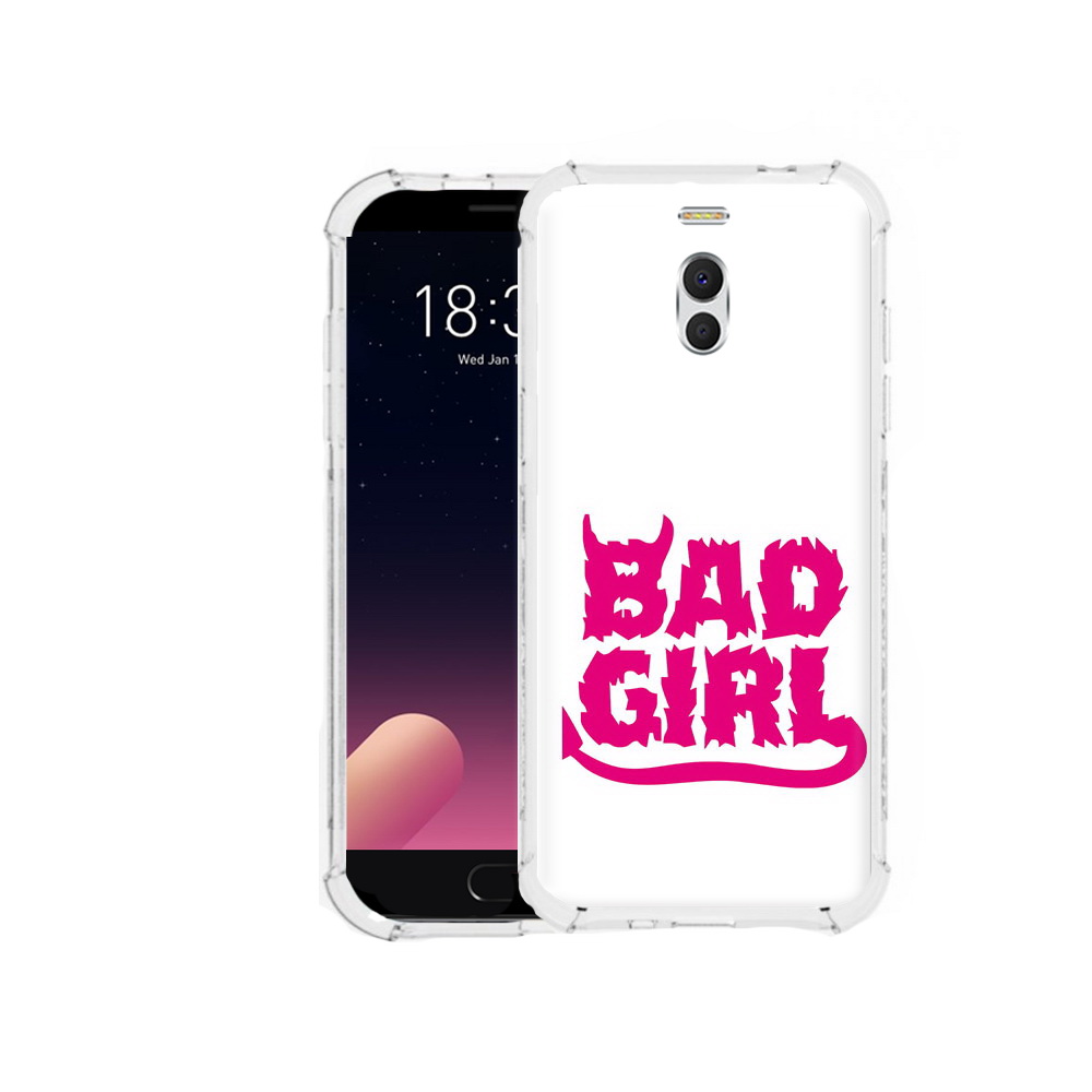 

Чехол MyPads Tocco для Meizu M6 Note плохая девочка, Прозрачный, Tocco