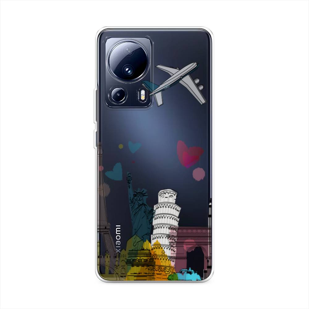 

Чехол Awog на Xiaomi 13 Lite "Самолет путешествий", Желтый, 318150-10