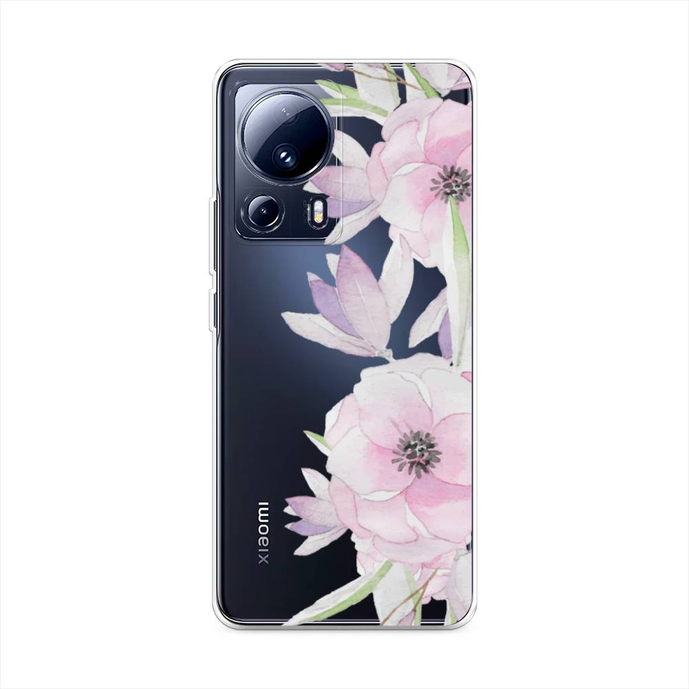 

Чехол Awog на Xiaomi 13 Lite "Нежные анемоны", Розовый;черный;фиолетовый, 318150-8