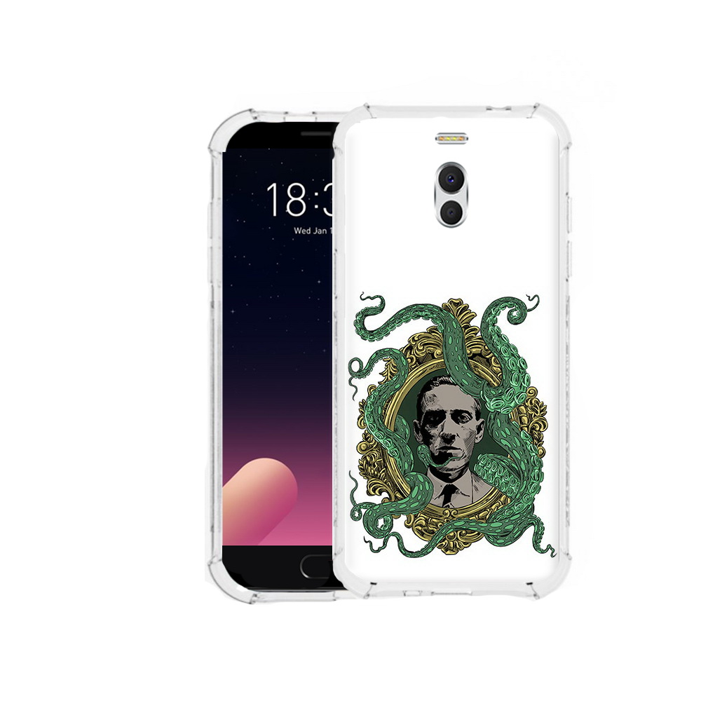 

Чехол MyPads Tocco для Meizu M6 Note портрет с кракеном, Прозрачный, Tocco
