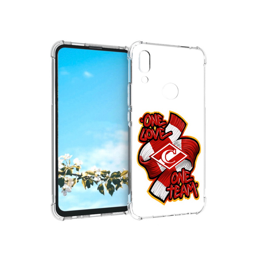 

Чехол MyPads Tocco для Huawei P Smart Z ФК спарак 1 любовь, Прозрачный, Tocco