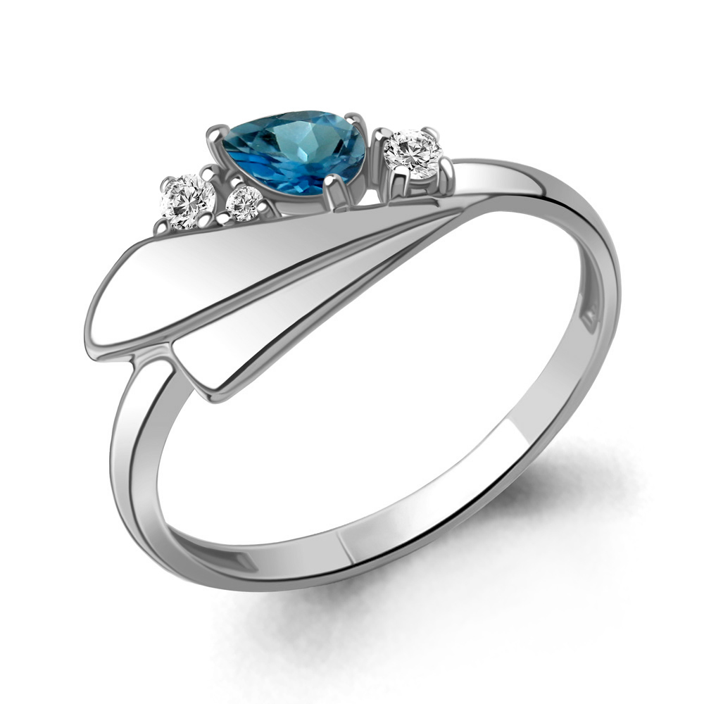 

Кольцо из серебра р. , AQUAMARINE 6976908А_925_р, 6976908А_925_р
