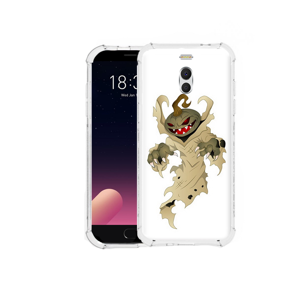 

Чехол MyPads Tocco для Meizu M6 Note призрак хэллоуина, Прозрачный, Tocco