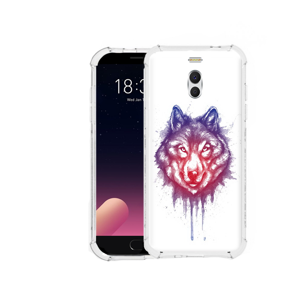 

Чехол MyPads Tocco для Meizu M6 Note пушистый волк, Прозрачный, Tocco
