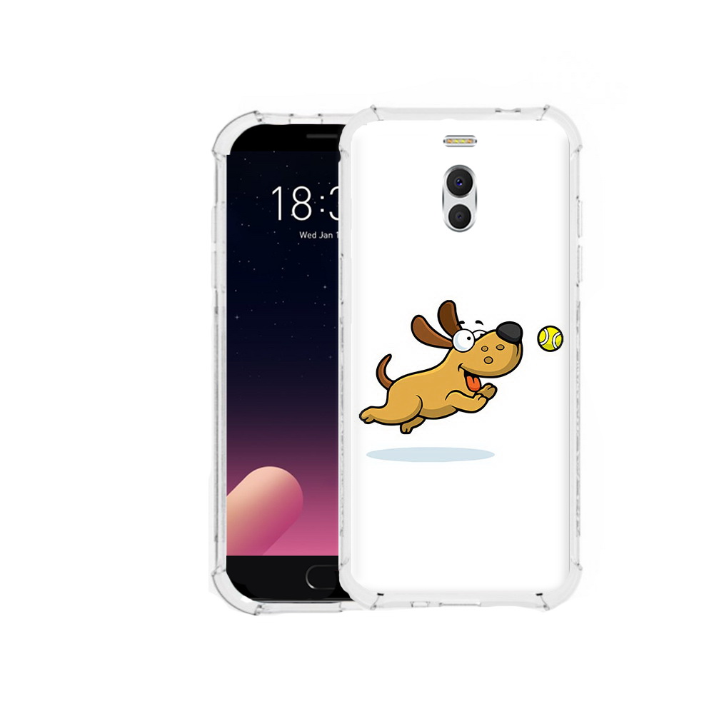 

Чехол MyPads Tocco для Meizu M6 Note пёсик, Прозрачный, Tocco