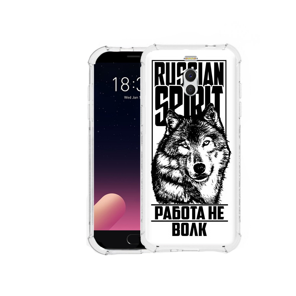 

Чехол MyPads Tocco для Meizu M6 Note работа не волк, Прозрачный, Tocco