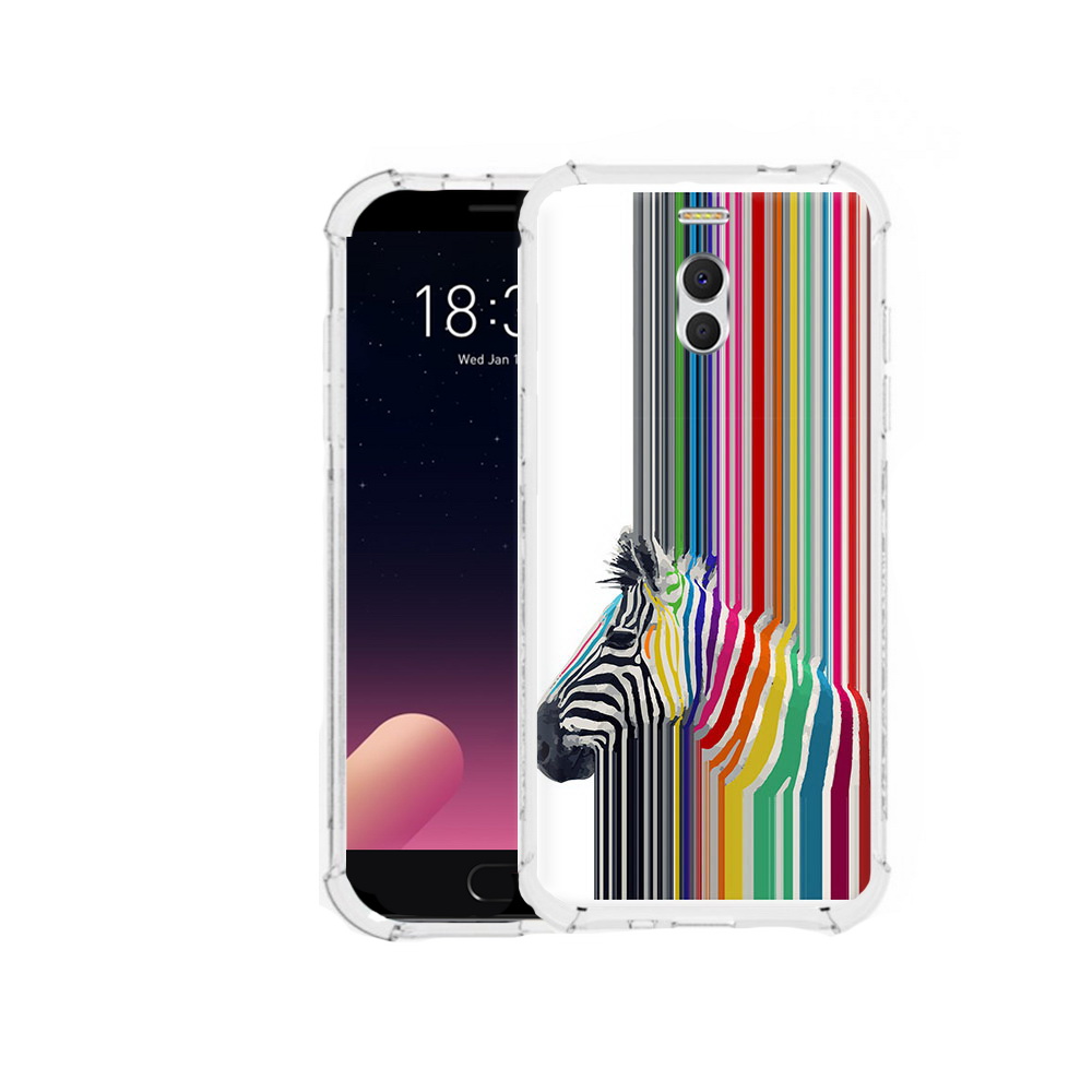 

Чехол MyPads Tocco для Meizu M6 Note радужная зебра, Прозрачный, Tocco
