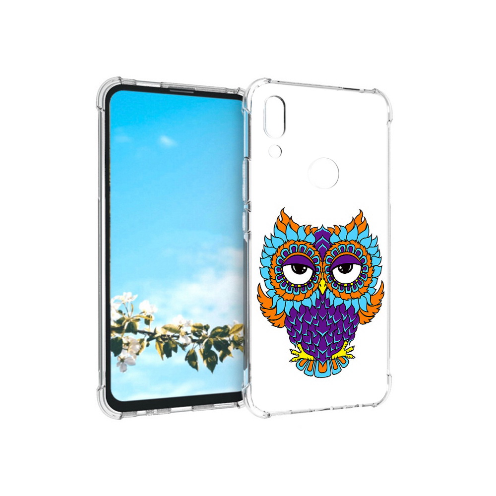 

Чехол MyPads Tocco для Huawei P Smart Z Цветная сова, Прозрачный, Tocco