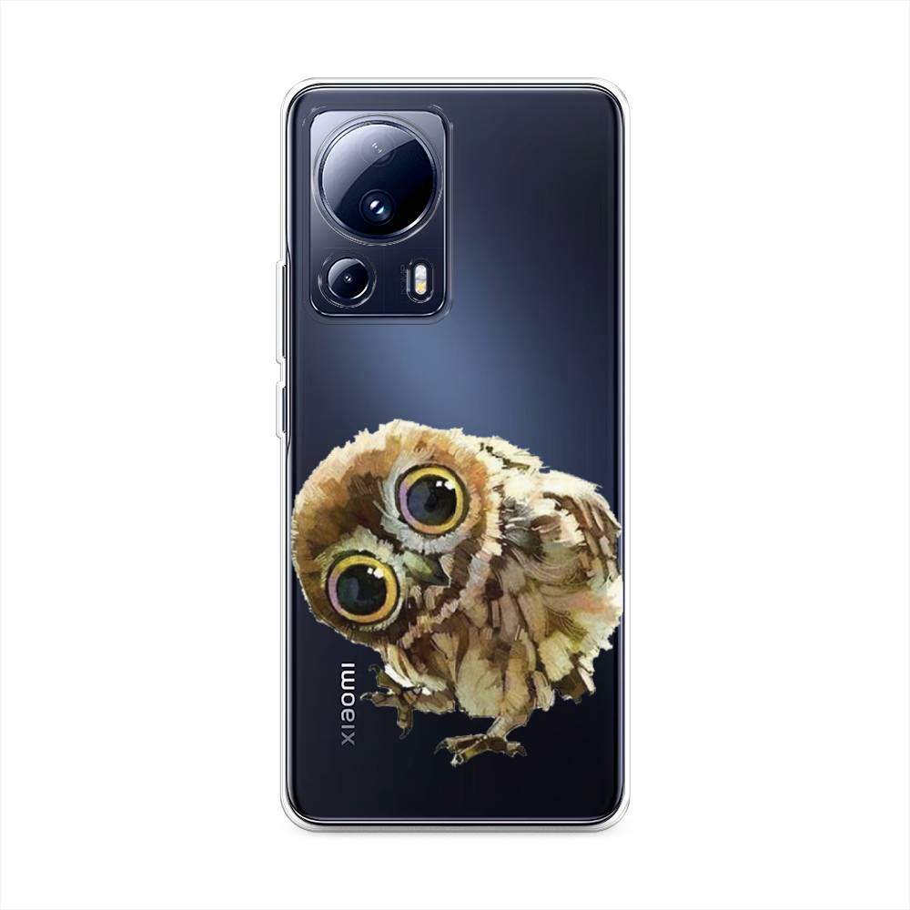 

Чехол Awog на Xiaomi 13 Lite "Любопытный совенок", Коричневый;белый;прозрачный, 318150-1