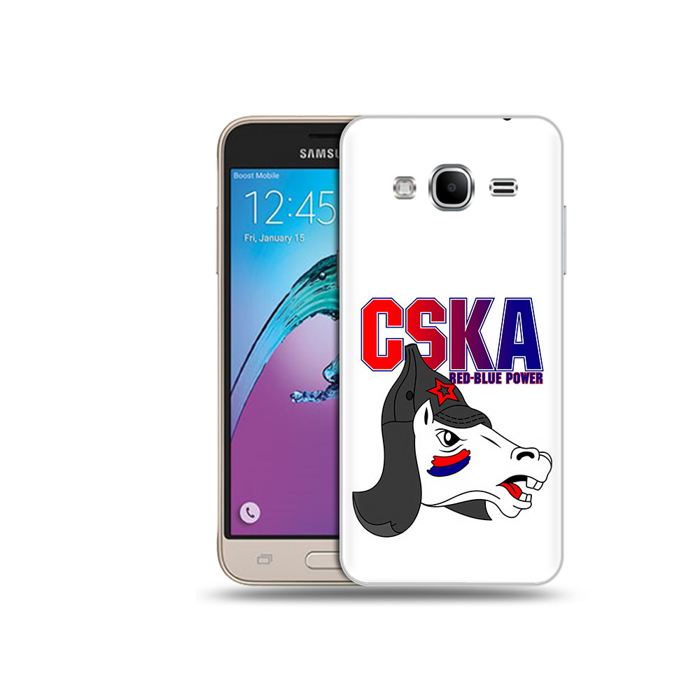 

Чехол MyPads Tocco для Samsung Galaxy J3 (2016) ФК ЦСК лошадка россия (PT29089.580.179), Прозрачный, Tocco