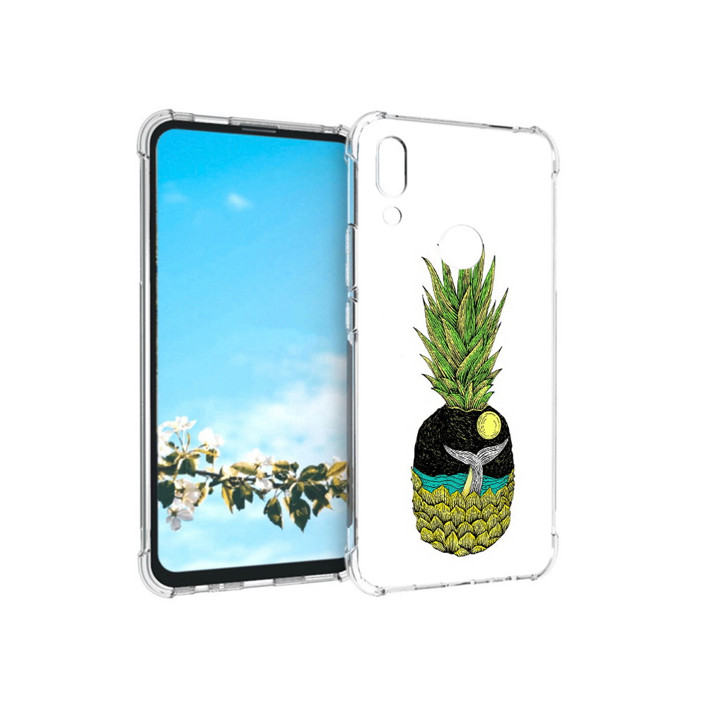 

Чехол MyPads Tocco для Huawei P Smart Z ананас с китом, Прозрачный, Tocco