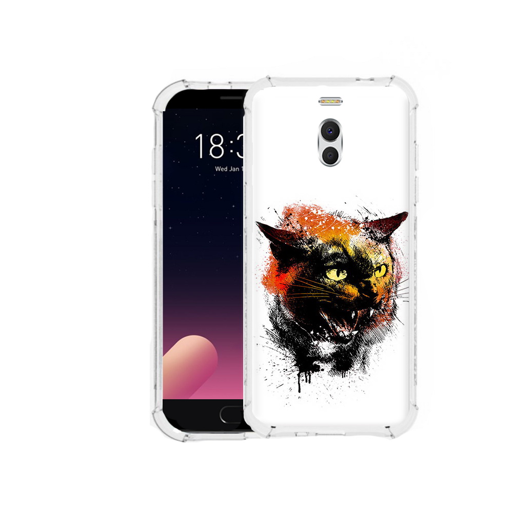 

Чехол MyPads Tocco для Meizu M6 Note сиамский кот, Прозрачный, Tocco