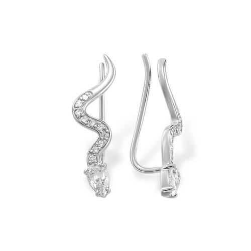 

Серьги из серебра EFREMOV 1210018362, фианит, 1210018362