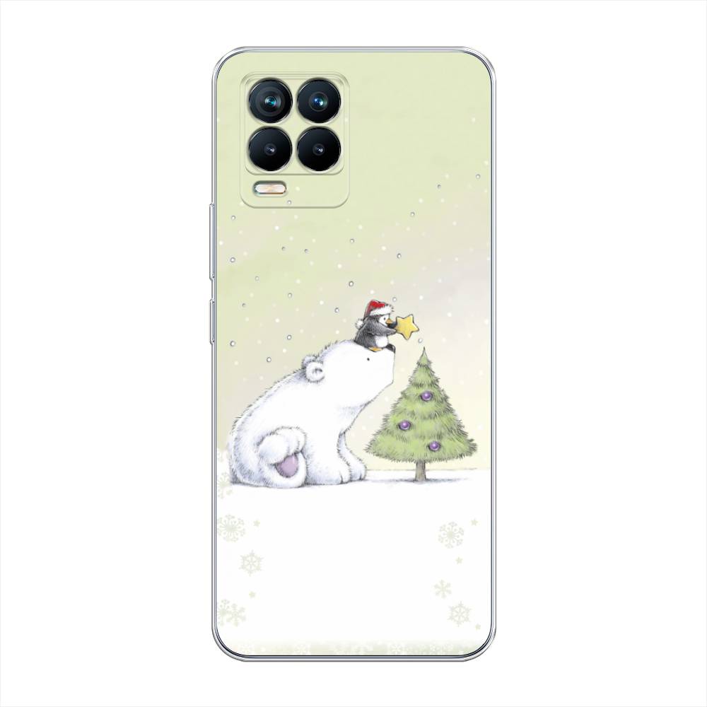 

Чехол для Realme 8/8 Pro "Украшение елки", Белый;бежевый, 255450-5