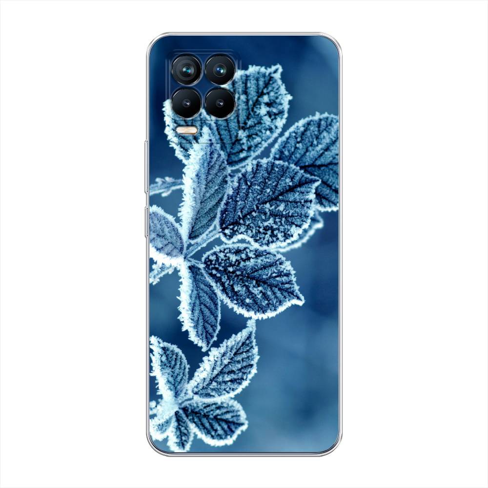 

Чехол для Realme 8/8 Pro "Зима 6", Голубой;белый, 255450-2