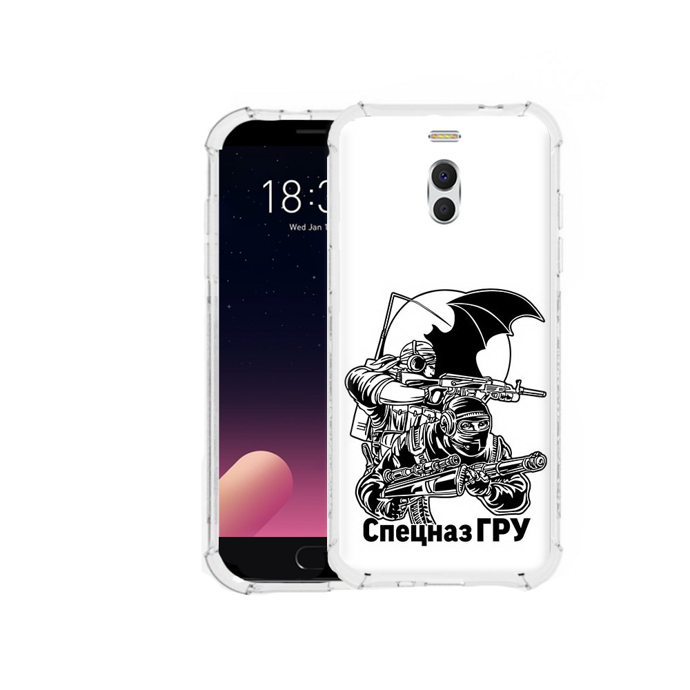 

Чехол MyPads Tocco для Meizu M6 Note спецназ гру, Прозрачный, Tocco