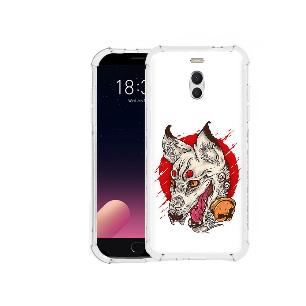

Чехол MyPads Tocco для Meizu M6 Note страшная собака, Прозрачный, Tocco