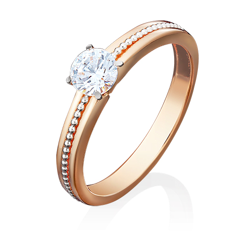 

Кольцо из золота р. 16,5 PLATINA jewelry 01-5034-00-501-1111-38, фианит, 01-5034-00-501-1111-38