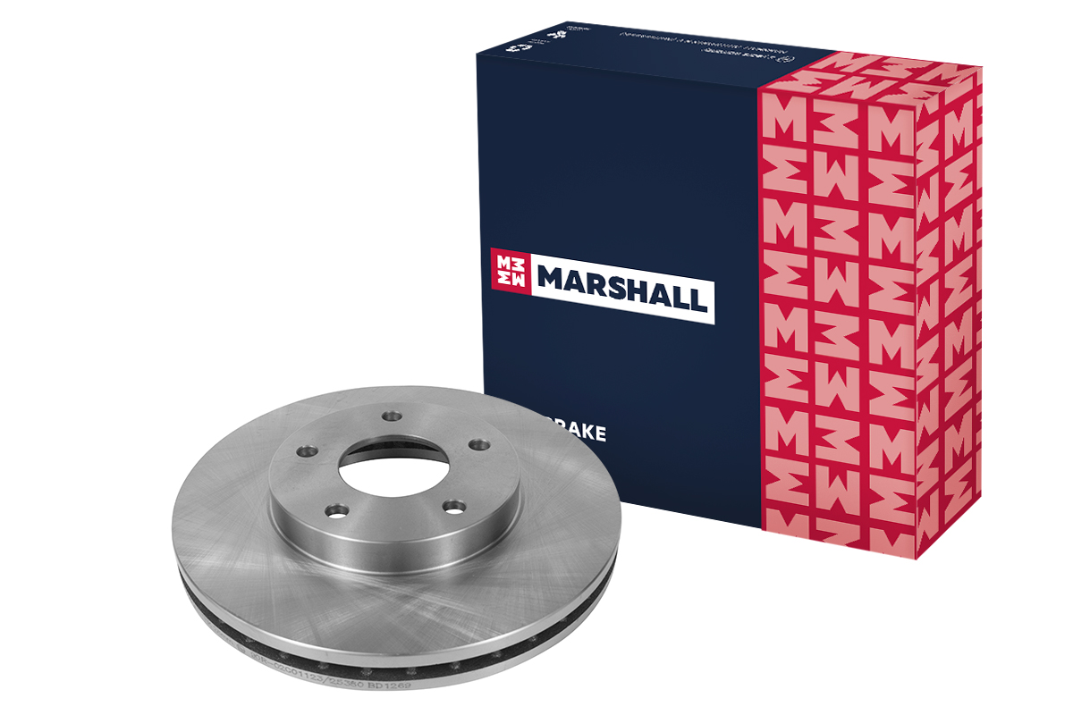 

Тормозной диск MARSHALL Autoparts передний Nissan Almera Tino 98-, Primera P12 02 M2000446