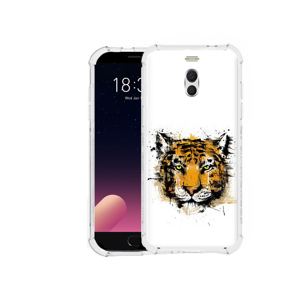 

Чехол MyPads Tocco для Meizu M6 Note тигруля, Прозрачный, Tocco