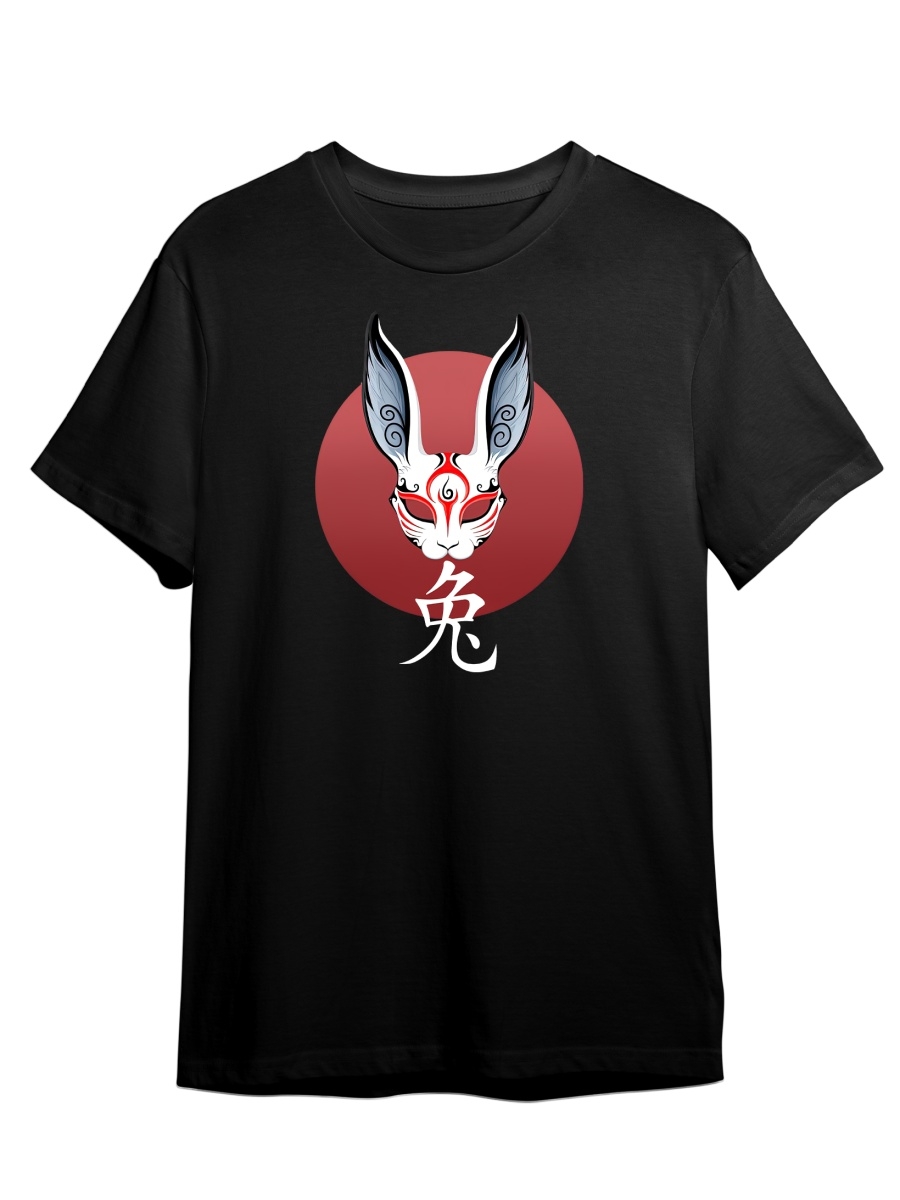 

Футболка унисекс СувенирShop Маска Усаги/Заяц/Кролик 1 черная 3XL (56-58), Черный, "Маска Усаги/Заяц/Кролик" 1