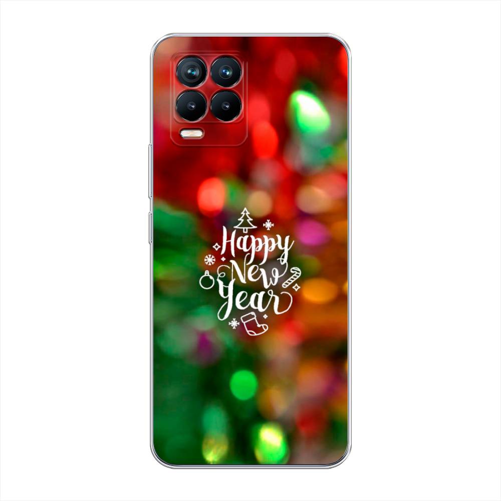 

Чехол для Realme 8/8 Pro "Новый Год на елке", Зеленый;красный;желтый, 255450-5