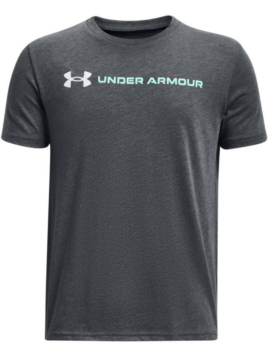 Футболка Under Armour Ua Team Issue Wordmark Ss 1380747-012, серый, 122