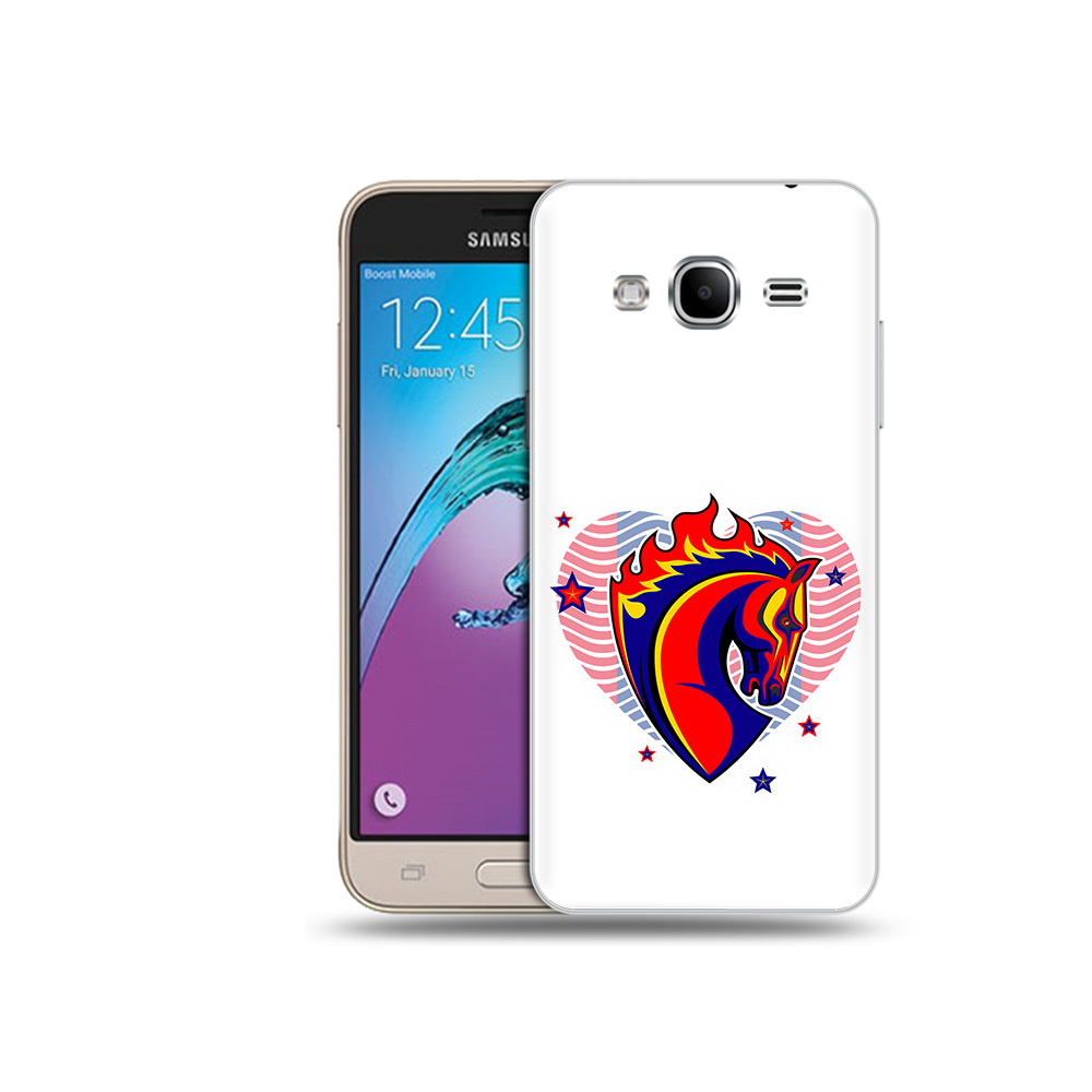 

Чехол MyPads Tocco для Samsung Galaxy J3 (2016) ФК ЦСЛ Лошадь (PT29089.580.180), Прозрачный, Tocco