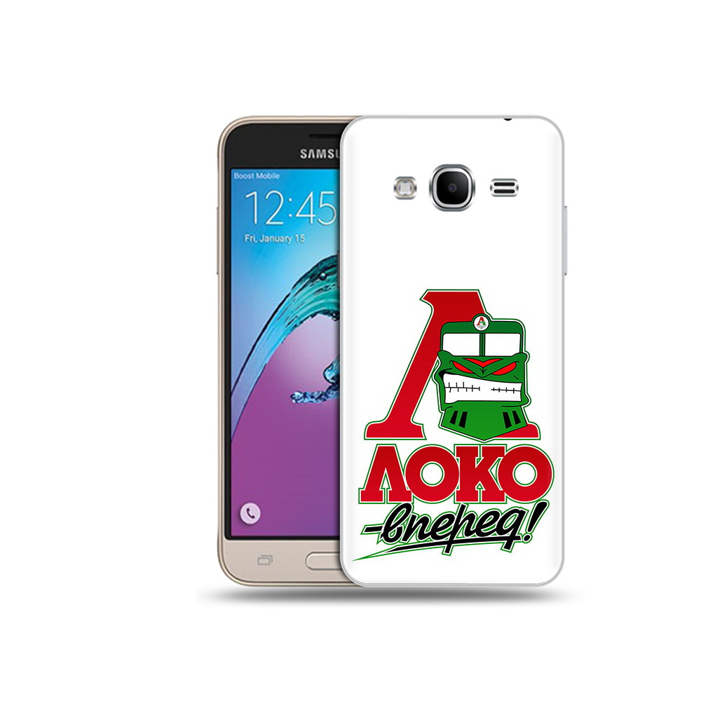 

Чехол MyPads Tocco для Samsung Galaxy J3 (2016) ФК локо вперед (PT29089.580.181), Прозрачный, Tocco
