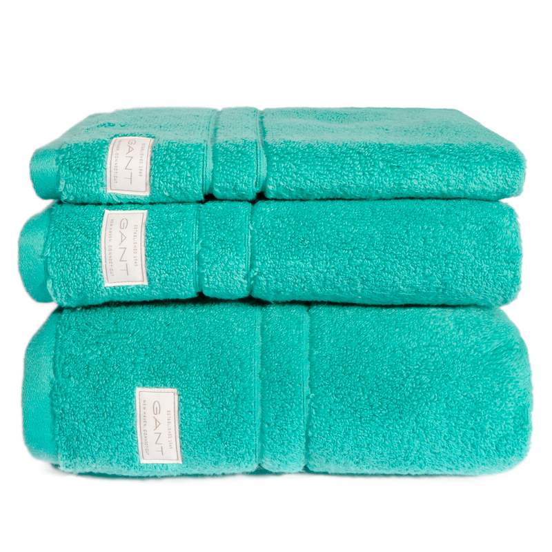 

Полотенце Gant Home Organic Premium 70x140см, цвет морская волна