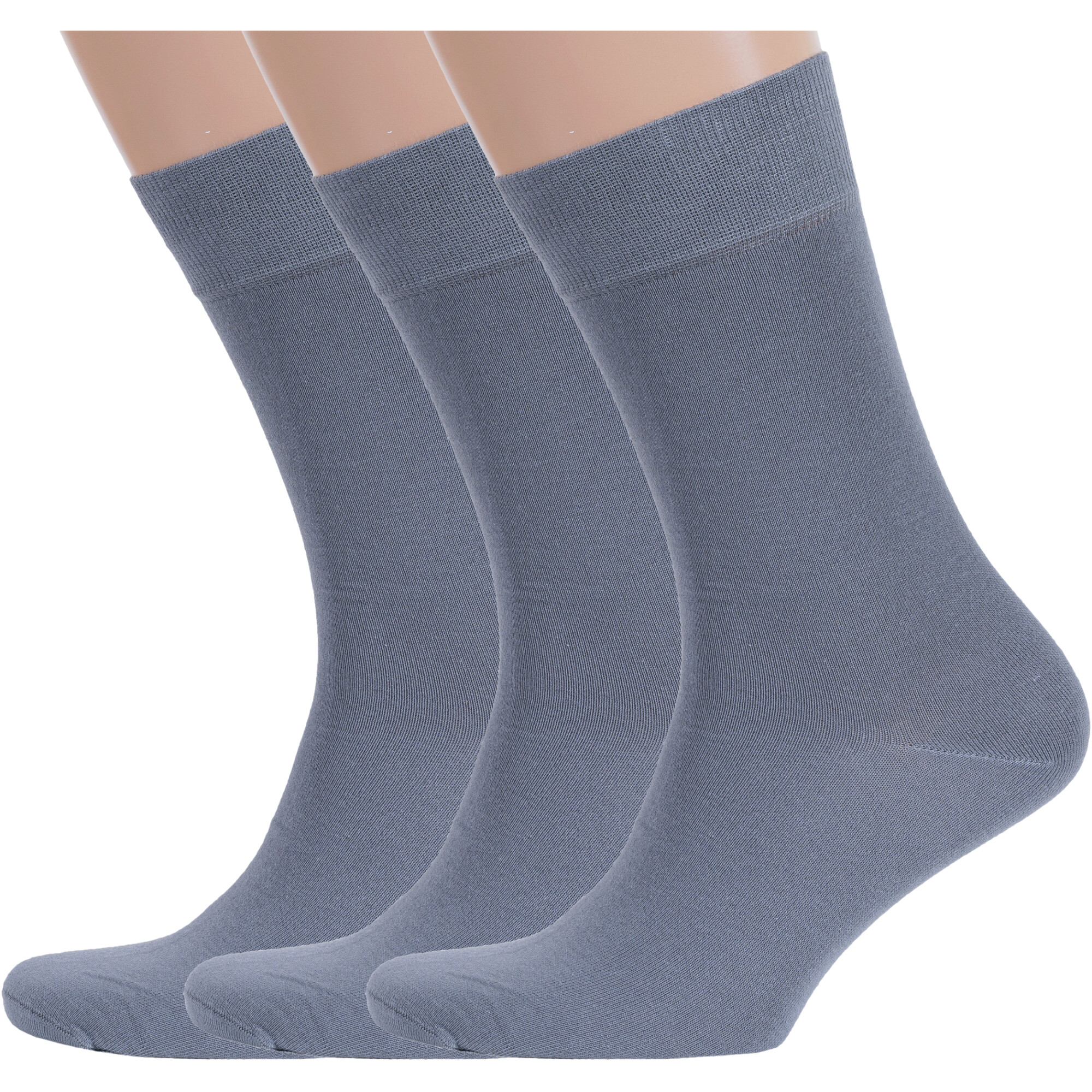 

Комплект носков мужских Rusocks 3-М-218 серых 25, 3 пары, Серый, 3-М-218