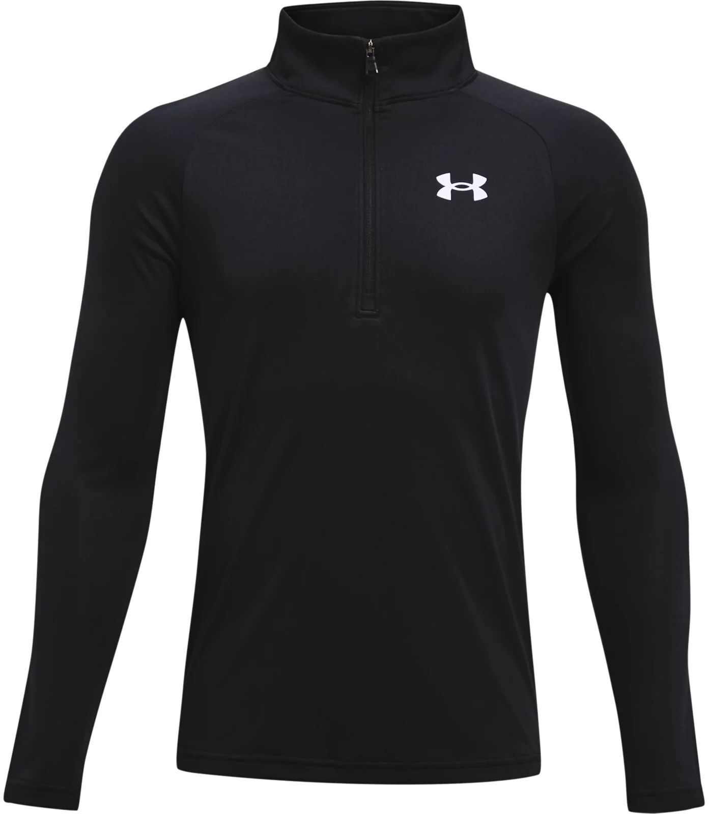 Лонгслив детский Under Armour Ua Tech 2.0 1/2 Zip черный, 128