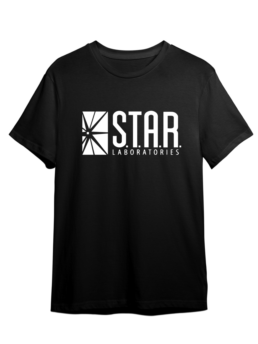 

Футболка унисекс СувенирShop Flash/DC/Star Labs 1 черная M (46-48), Черный, "Flash/DC/Star Labs" 1