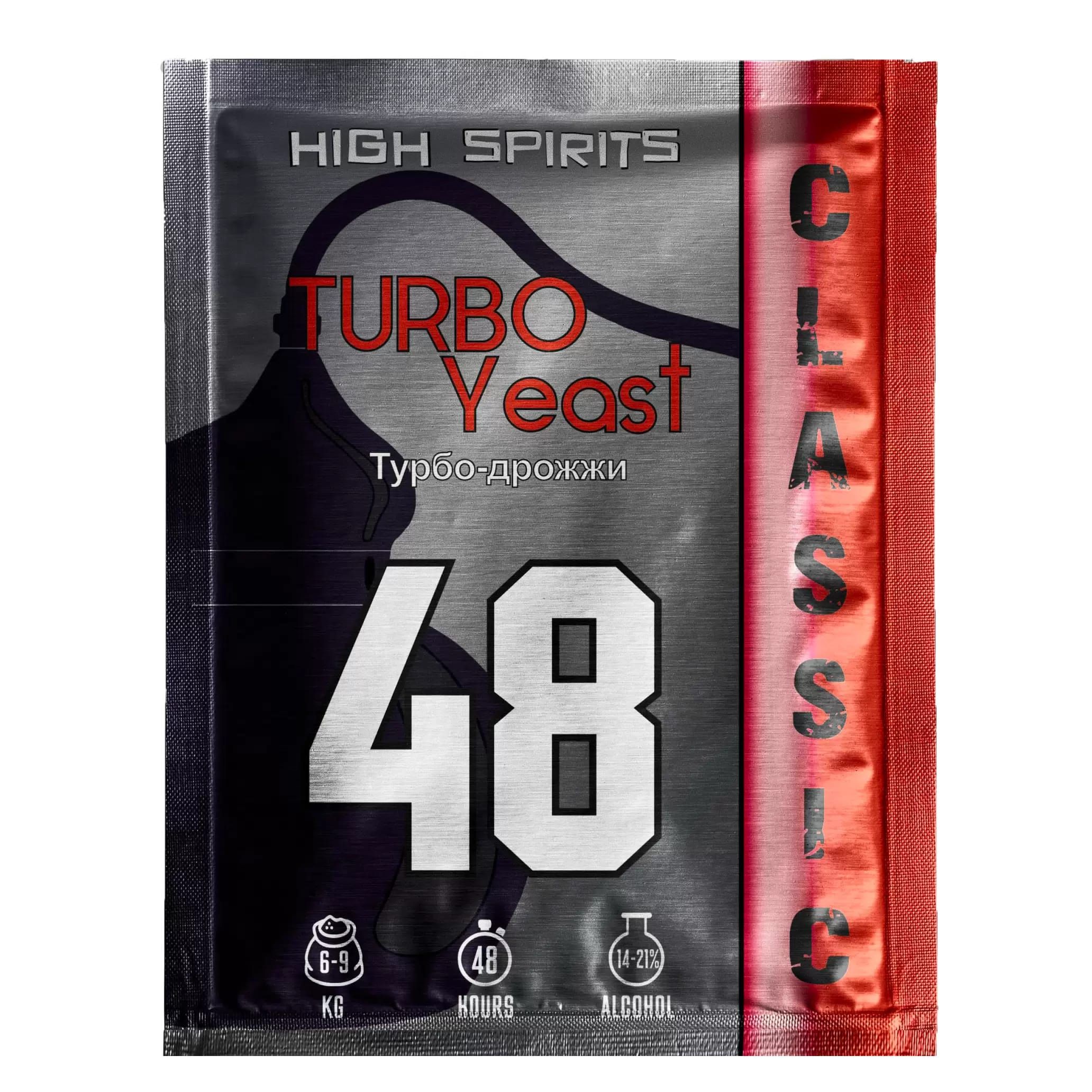 

Дрожжи спиртовые High spirits 48 Classic 130 г