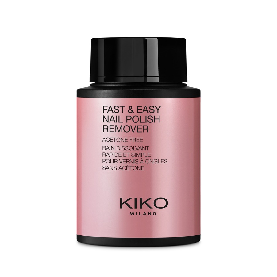 Жидкость для снятия лака Kiko Milano Nail polish remover fast & easy acetone free