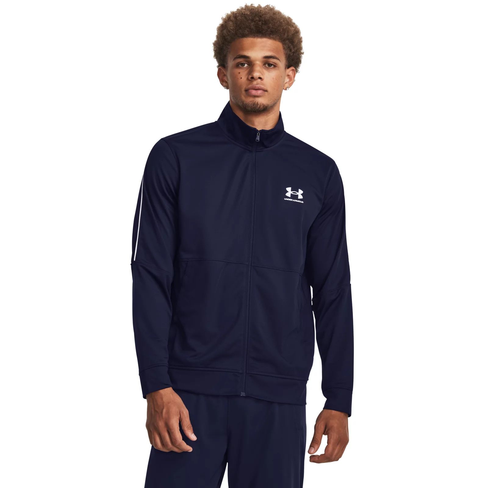 Олимпийка мужская Under Armour Ua Pique Track Jacket синяя MD