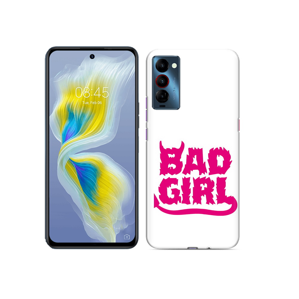 

Чехол MyPads Tocco для Tecno Camon 18 плохая девочка, Прозрачный, Tocco