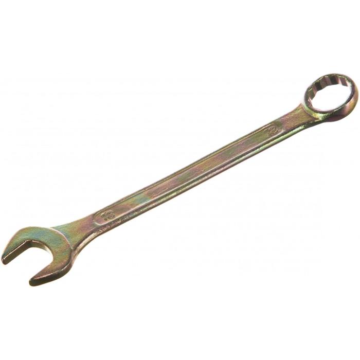 Ключ комбинированный REXANT 12-5819-2, желтый цинк, 18 мм