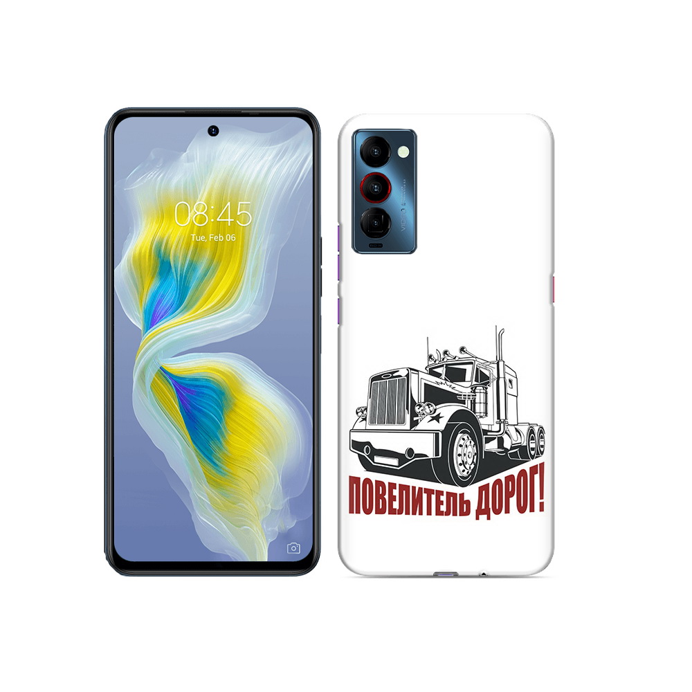 

Чехол MyPads Tocco для Tecno Camon 18 повелитель дорог, Прозрачный, Tocco