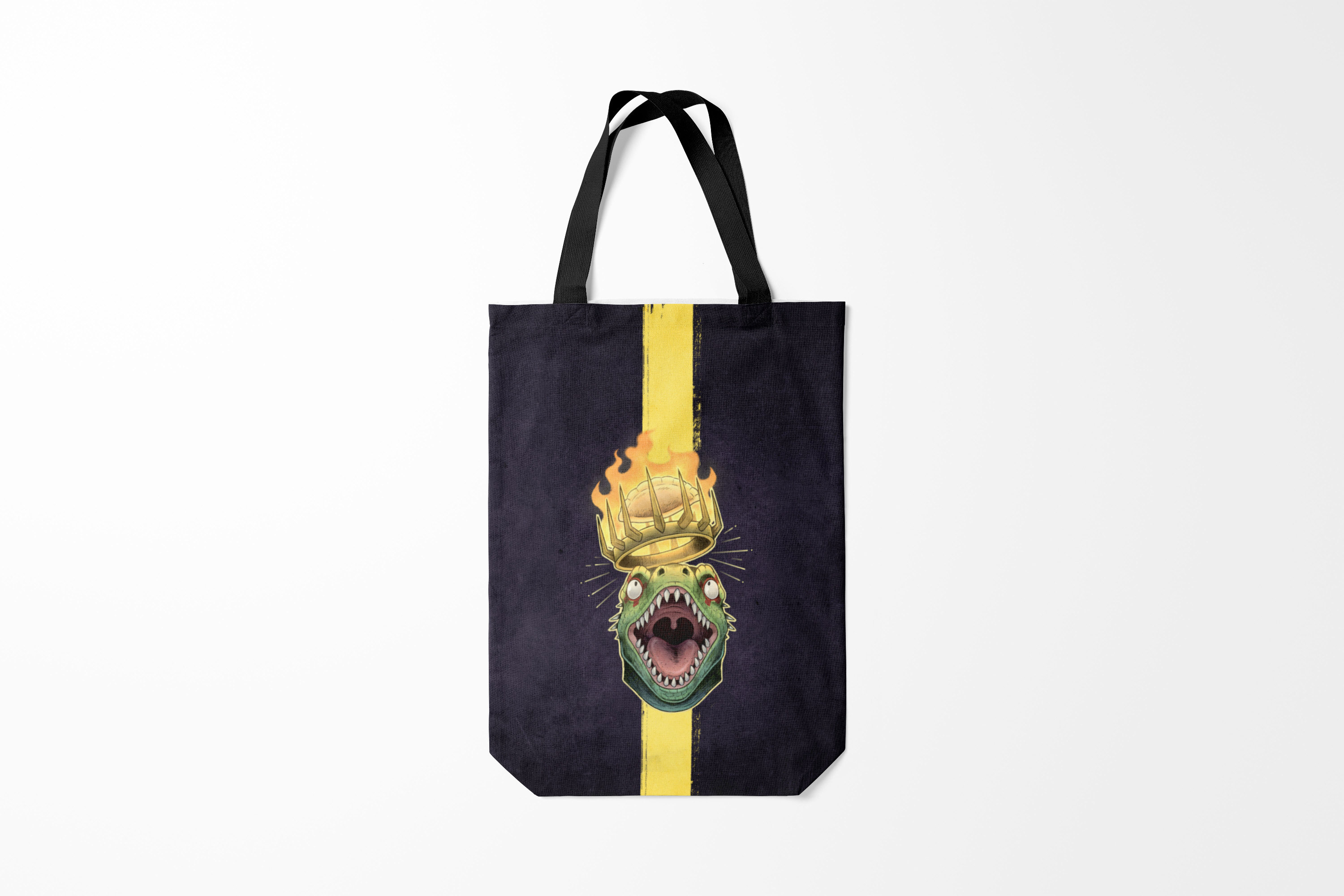 

Сумка шoппер унисекс Burnettie Дорохедоро King Caiman, черный, Дорохедоро King Caiman
