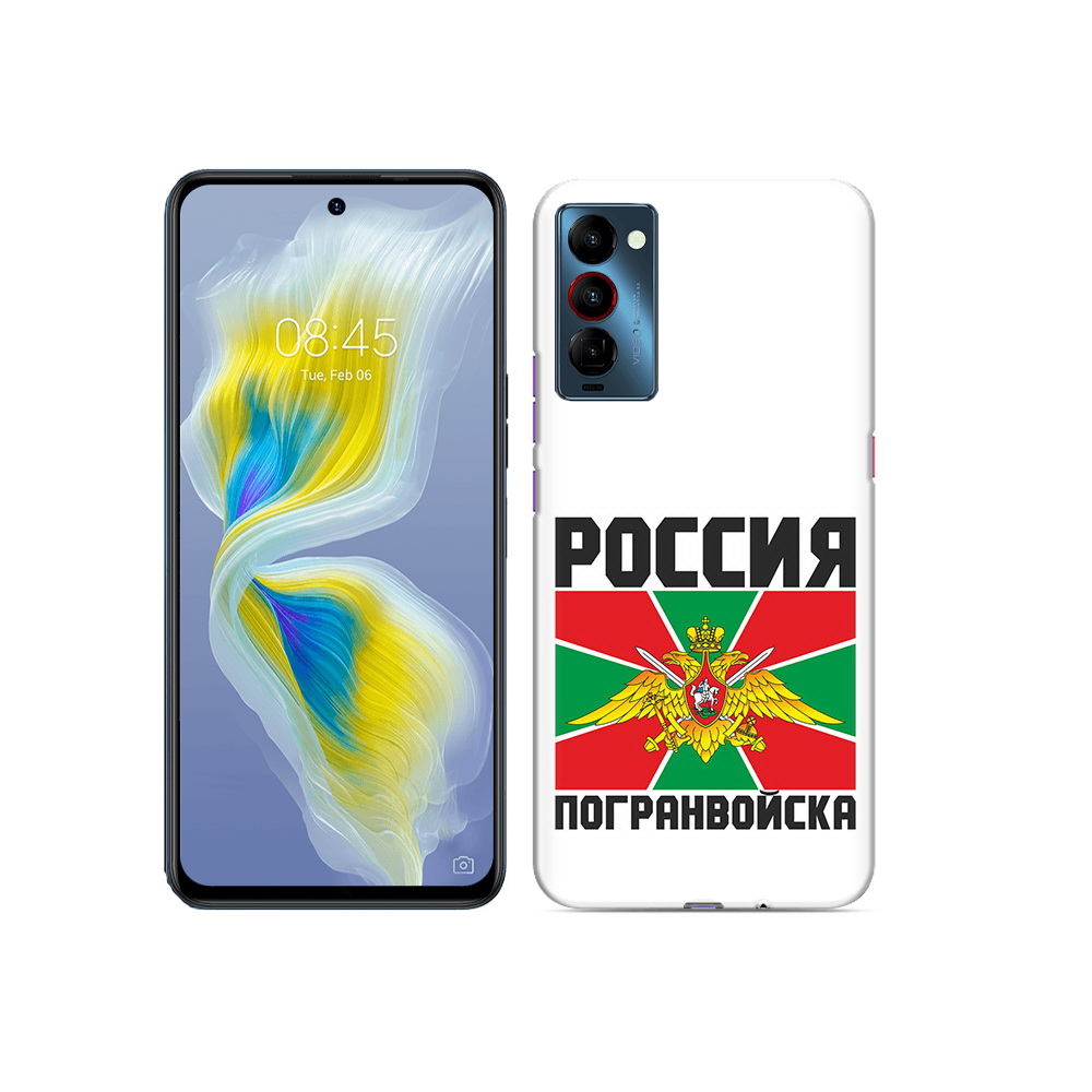 

Чехол MyPads Tocco для Tecno Camon 18 погранвойска, Прозрачный, Tocco