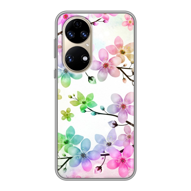 

Чехол на Хуавей П50 Про (Huawei P50 Pro) с рисунком и защитой камеры
