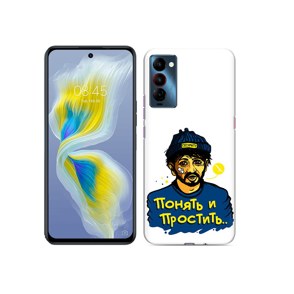 

Чехол MyPads Tocco для Tecno Camon 18 понять и простить, Прозрачный, Tocco